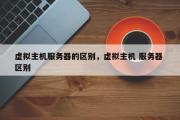 虚拟主机服务器的区别，虚拟主机 服务器 区别