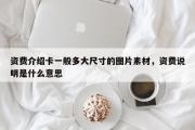 资费介绍卡一般多大尺寸的图片素材，资费说明是什么意思