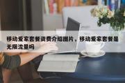 移动爱家套餐资费介绍图片，移动爱家套餐是无限流量吗