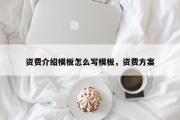 资费介绍模板怎么写模板，资费方案